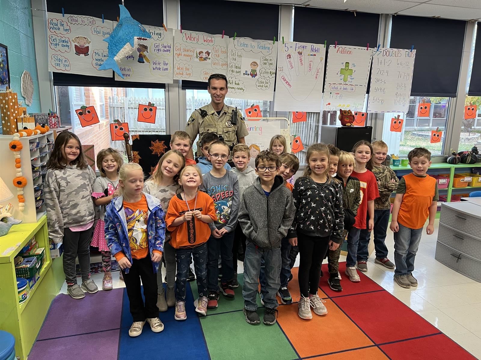 SRO Tanner Marple with Hubble Students SRO Tanner Marple with Hubble Students